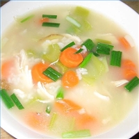 شوربة الدجاج بالأرز