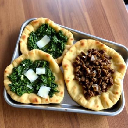 صفيحة السبانخ أو اللحم