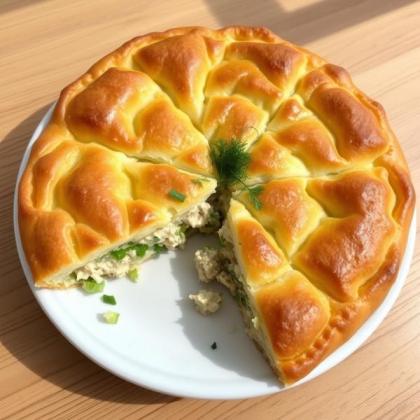 فطيرة التونة و الفلفل